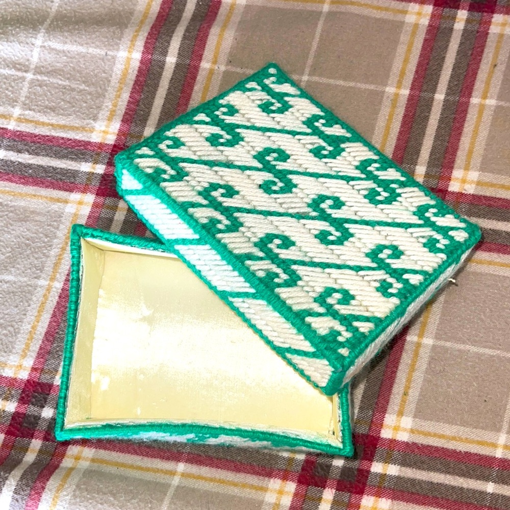 Vintage Handmade Yarn Storage Box